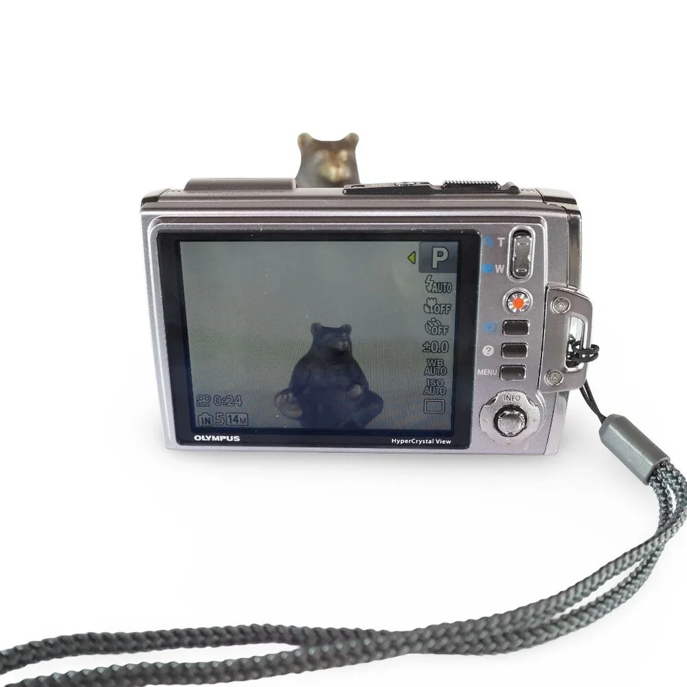 Olympus TG-610 Tough 14MP Adventure‎ Digital Camera Bundle - Blue Tested Working